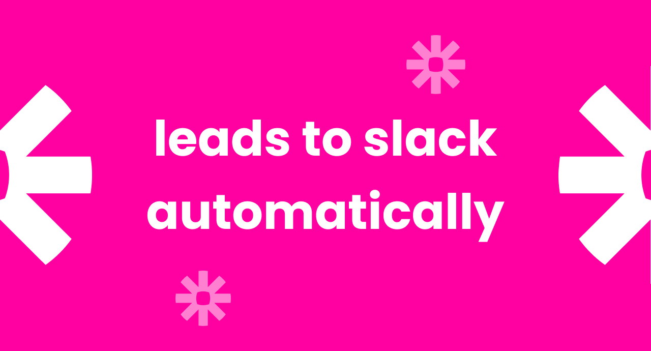 How to Send New Leads to Slack Automatically (Step-By-Step)